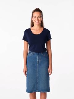BREDA Dámské tričko navy Barva: Navy, Velikost: 40
