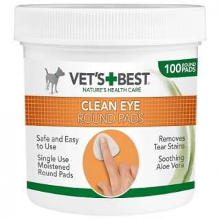 Čistící ubrousky na oči pro psy VET´S BEST 100 ks