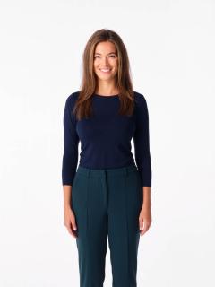 DIEZ Dámské tričko navy Barva: Navy, Velikost: 40