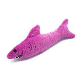 Hračka pro psa - Žralok (fialový) 26 x 7 cm