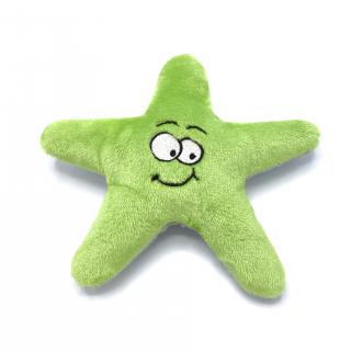 Hračka pro psy Mořská hvězdice - zelená 25x25 cm