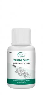 Karel Hadek ZUBNÍ OLEJ ZE 7 BYLIN k péči o zuby při parodontóze Objem: 500 ml