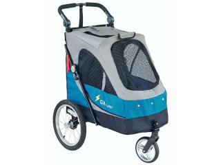 Kočárek pro psy PetStro AVENTURA - SAFARI do 30 kg (modro - šedá) BCL