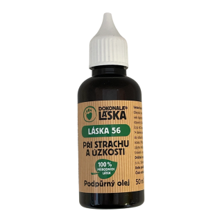 Láska 56 podpůrný olej Při strachu a úzkosti Objem: 100 ml
