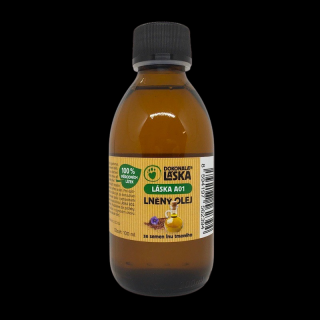 LÁSKA A01 Lněný olej s vitaminem E Objem: 200 ml