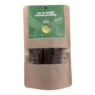 Love BARF Králičí proužky 100 g