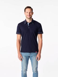 MASSY Pánská polokošile navy světle modrá Barva: Navy, Velikost: 4XL