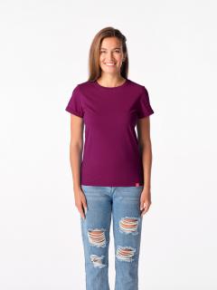 MOSS Dámské tričko purpurová Barva: Purpurová, Velikost: 40