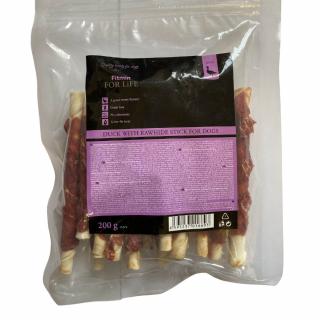 Pamlsky dog treat duck with rawhide stick 200 g