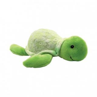 Plyšová pískací hračka pro psy zelená želvička 20 cm