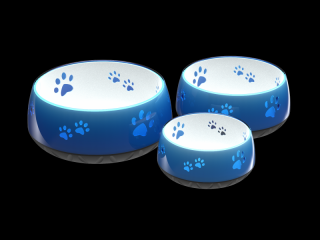 Protiskluzová stabilní miska pro psy HS modrá Objem: 1800 ml