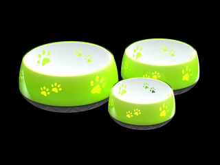 Protiskluzová stabilní miska pro psy HS zelená Objem: 1010 ml
