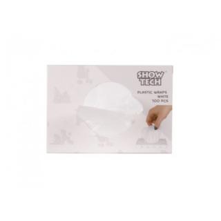 Ultra lehký plastový balíčkovací papír Show Tech 100 ks (15 x 30 cm) Barva: Bílá