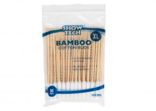 Vatové tyčinky Show Tech Bamboo Cotton Buds 50 ks vel. XL