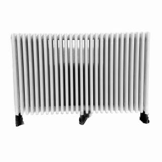 Článkový radiátor ANUOVA C4/0750-27čl., 1267 x 850 x 136, bílá, na zem  (VZ2089)