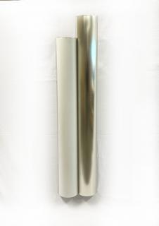 Designový radiátor CLOUD Vertical 400 x 1600/1800mm (2x Sekce), na zeď, Leštěný hliník (VZ23015)
