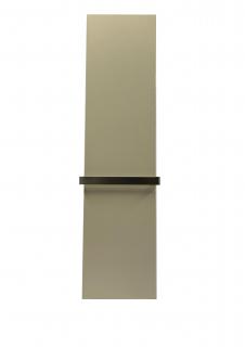 Designový radiátor ICE Planix 456 x 1806 x 76mm, na zeď, béžová struktura (VZ23034)