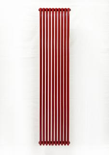 Designový radiátor VULCANIX Double Vertical 400 x 1771 x 100mm, na zeď, červená (VZ23024)