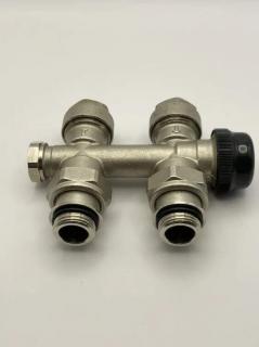 Dopojovací sada Basicblock přímá, 1/2" x EK3/4" + TH IVT5000 + svěrné šroubení CU15 (pro typ připojení: 05L/R (50mm))