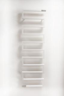 Koupelnový radiátor Labyrint 500 x 1730 x 90, na zeď, bílá