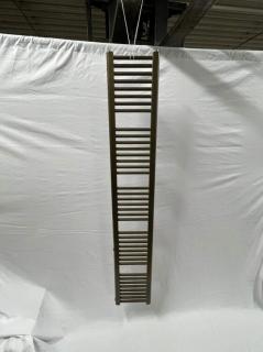 Koupelnový radiátor Laurens Classic 300 x 1850 x 80, antika gold, na zeď (VZ22024)
