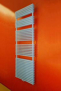 Koupelnový radiátor RIDEX double 600 x 1772 x 130mm, na zeď, modrá (VZ1929)