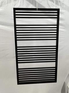 Quadrix Bagno 750 x 1320 x 85mm, na zeď (vč. rámu), černá mat. (VZ2060)
