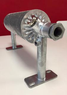 Radiator SPIRALIX Horizontal RA1 32/92, 400 x 92 x 106mm, na zem, pozinkovaný/stříbný (VZ1977)