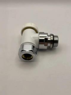 Ventil OPTIMIX 1/2" x 24-19mm, rohový, s termostatem, bílá (pro typ připojení: 00, 01, 03L/R)