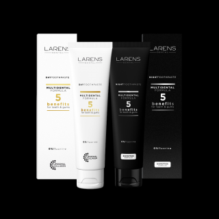 Larens Dental Day & Night Toothpastes Set - zubní pasty premium 2x100 ml 100 ml: 100 ml