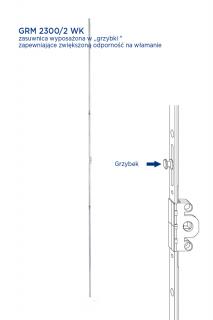 GRM 2300/2 WK SL převod. lišta
