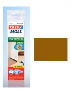 Kartáčová lišta pod dveře na koberce - tesamoll® Barva: Hnědá