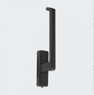 Klika pro posuvné dveře PVC - SCHÜCO Barva: Černá, Směr odsunutí: Levý