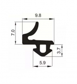 Okenni těsnění do oken VEKA S-835x