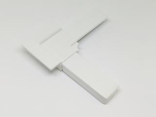 Plastový roh vnější pro profil 25x10 Barva: Bílá