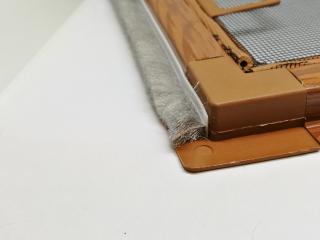 Samolepící kartáč šedý 6,7mm Výška (v mm): 12 mm