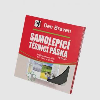 Samolepící těsnící páska do oken a dveří bílá 9 x 2mm x 20m