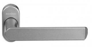 SCHÜCO Dveřní klika pro hliníkové dveře Barva: Stříbrná matná - C0 - hliník