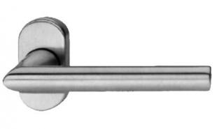 SCHÜCO Dveřní klika pro hliníkové dveře -S240037/S240032 Barva: Stříbrná matná - C0 - hliník