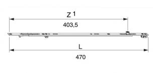 Střední závora 1280 1I-S, MM FFM 801-1280