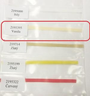 Textilní páska texband (5x0,14 mm) Barva pásky: Vanila+W 95