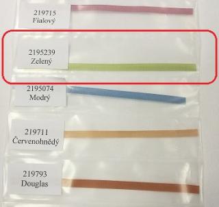 Textilní páska texband (5x0,14 mm) Barva pásky: Zelená