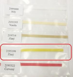 Textilní páska texband (5x0,14 mm) Barva pásky: Žlutá