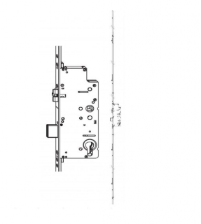 Z-TS zámek E92 PZ 4I-S DM55 VK8 F-2400X20, prodlužitelný PT