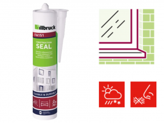 Zasklívací  neutrální silikonový tmel 310 ml Illbruck FA 151