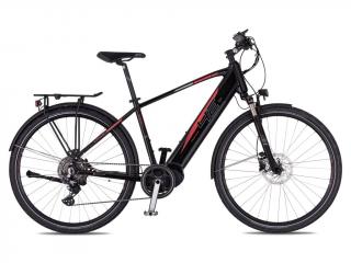 4EVER STARDUST SPORT (černá / červená) 2024 Velikost rámu: L, Průměr kol: 28" (700C), Výška rámu: (19" = 48 cm)