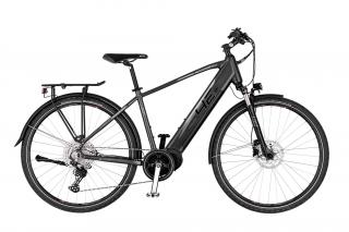 4EVER STARDUST SPORT TREK (metal stříbrná / bílá) 2023 Velikost rámu: XL, Průměr kol: 28" (700C), Výška rámu: (21" = 53 cm)