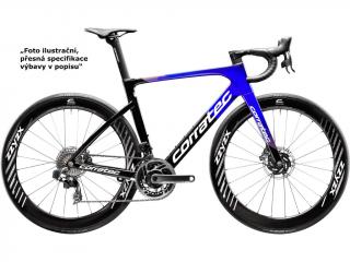 Corratec CCT Evo Race (Černá/Modrá) 2025 Velikost rámu: XL, Průměr kol: 28" (700C), Výška rámu: (22" = 57cm)