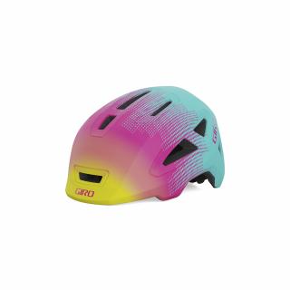 GIRO Scamp II dětská helma (Mat Teal/Pink Towers) Velikost: S (49—53 cm)