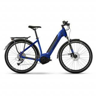 Haibike Trekking 4 Lowstep (Gloss/Matte blue/Black) 2022 / 23 Velikost rámu: L, Průměr kol: 27.5 , Výška rámu: (21  = 54 cm)